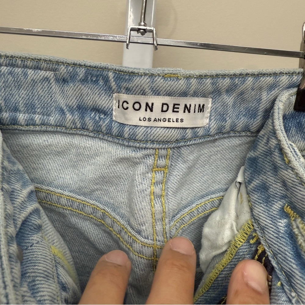 Icon Denim Los Angeles jeans in ripped denim size 24 - Picture 5 of 6